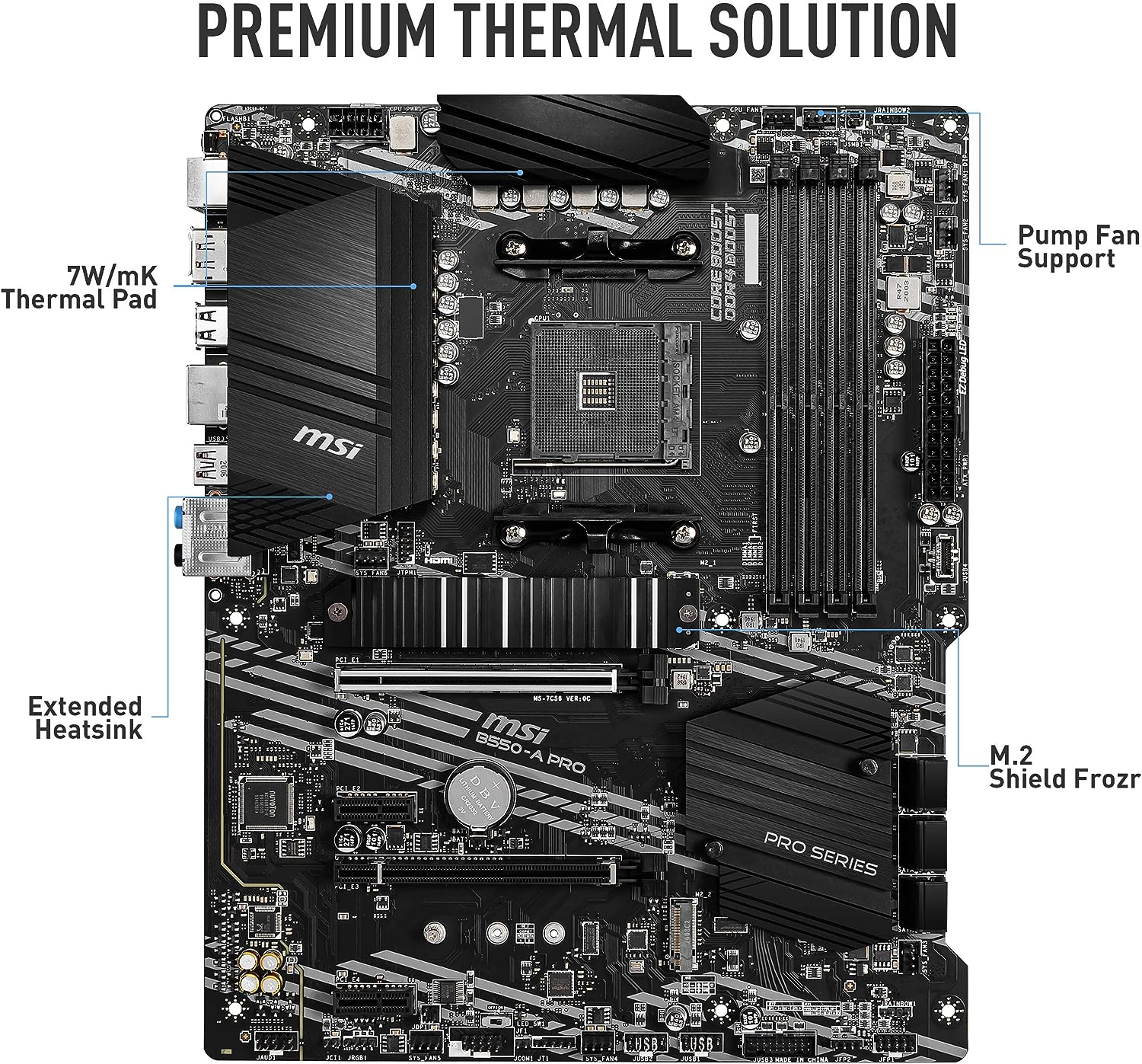 MSI Motherboard B550 A PRO MSI Motherboard B550 A PRO